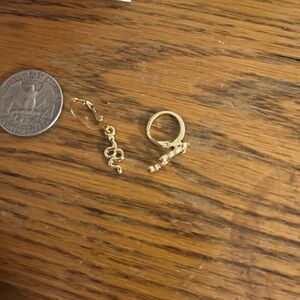 Chic Gold Snake Hoop Earrings